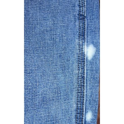Women's Route 66 Washed Denim Relaxed Jeans Size 7/8 Wide Legs Split Hems Flaw