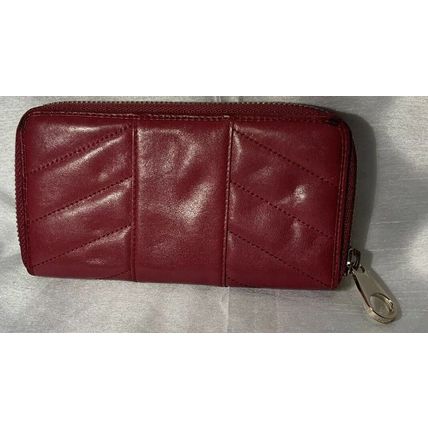 Beautiful Magenta Leather Ted Baker Clutch Women’s Wallet