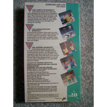Stormie Omartian Exercise/Fitness VHS Cassettes (2)