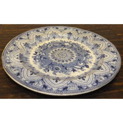 Antique china WEDGWOOD PLATE Victorian 1800s English marks 1862 very old