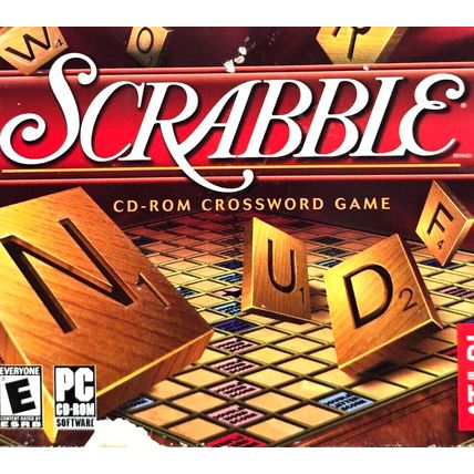 Scrabble Crossword Game ATARI PC-CD- ROM 2001 (Win 98) & Higher (For Older PC's)