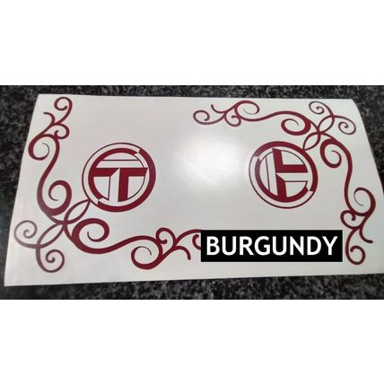 2 X T4 CAMPER DECAL BONNET STRIPES 2 DESIGNS MANY COLOURS