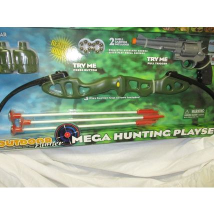 Outdoor Mega Hunting Bow and Arrow Playset with Many Extras