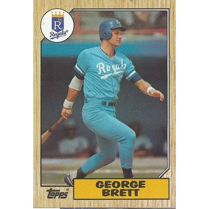 1987 TOPPS GEORGE BRETT #400