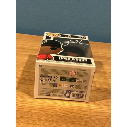 Funko Pop! Golf - Tiger Woods #01 Facsimile Laser Autographed (Box & Protector)