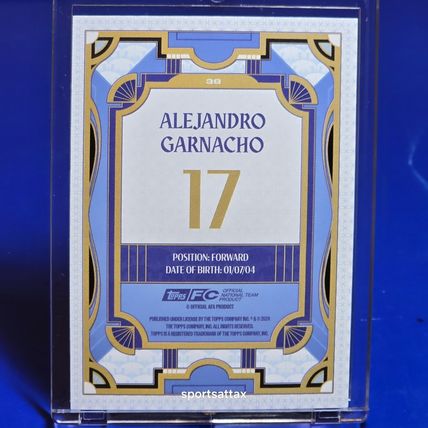 Alejandro Garnacho Argentina 2024-25 Topps Team Set #38 TANGO