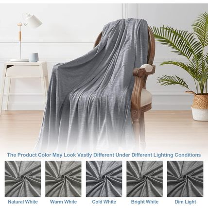 Topcee Cooling Blanket (90"X90"Queen Size) for Sweats Absorbs Heat to Keep Adult