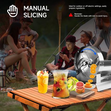 Commercial Vegetable Slicer 0-0.51" / 0-13Mm Electric Vegetable Slicer Machine 2