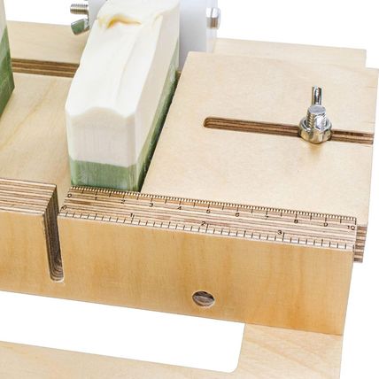 Wooden Soap Cutter for Soap Making Supplies Adjustable Wire Slicer Cutting Tool