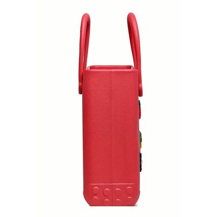 Fiery Red Waterproof EVA Hollow Tote Bag