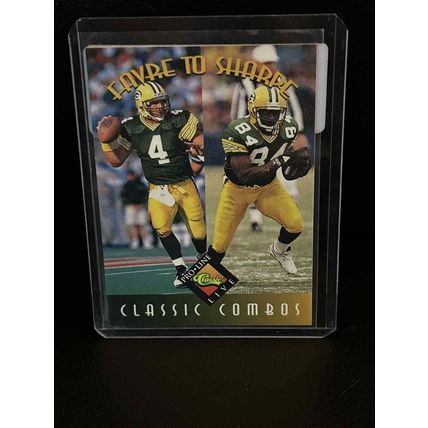 Brett Favre, Sterling Sharpe #392 | 1994 Pro Line Live Football Trading Card