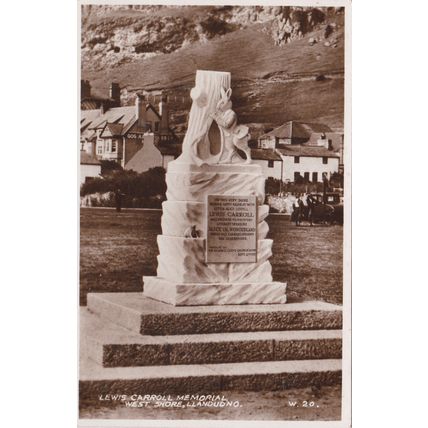 ED 312 LLANDUDNO - LEWIS CARROLL MEMORIAL
