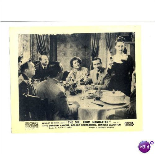 THE GIRL FROM MANHATTAN Dorothy Lamour, George Montgomery 1948 F-O-H Still