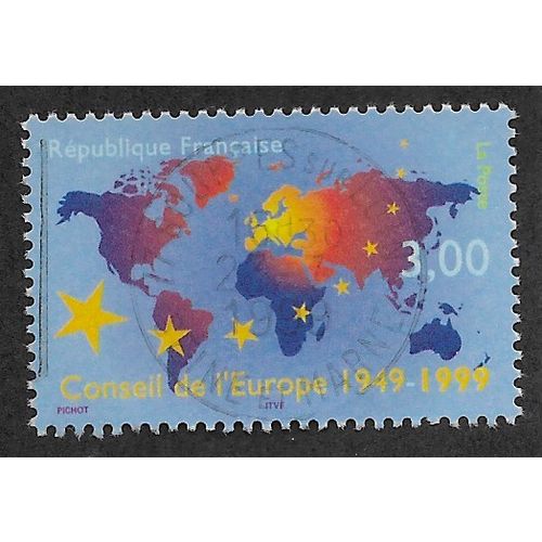 FRA 1999 3F '50TH ANN OF COUNCIL OF EUROPE' FINE USED (EBID55-816)