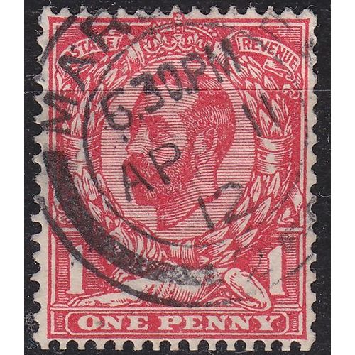 ENGLAND GREAT BRITAIN [1911] MiNr 0122 I B Z ( O/used )