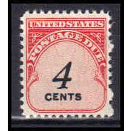 J92 4c Postage Due Just Clears MNH KA0481