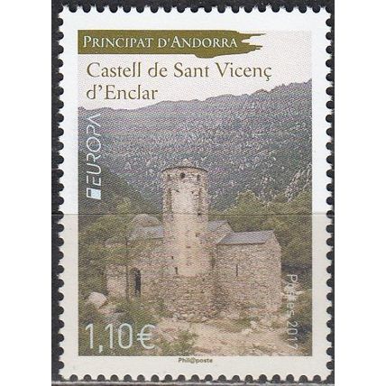 Andorre Français 2017 Yvert 797 Neuf ** Cote (????) ?.?? € Europa CEPT Château