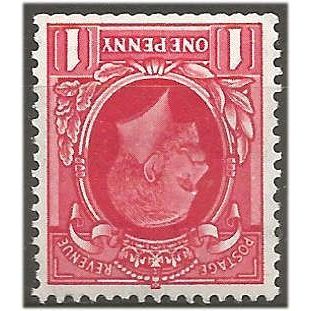 1934 SG440wi 1d Scarlet Photogravure Wmk INVERTED Mounted Mint . .. .