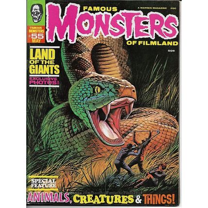 Famous Monsters Of Filmland #55 (1969) *Warren Publishing / Land Of The Giants*