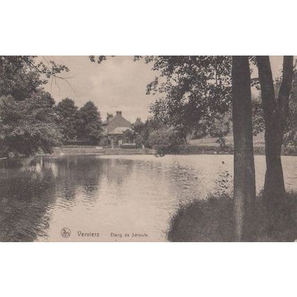 Verviers Etang De Seroule Antique French Postcard