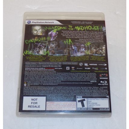 Playstation 3 PS3 Batman Arkham Asylum Complete