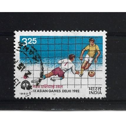 India.SG1064 3r 25 Football.Fine Used.June23