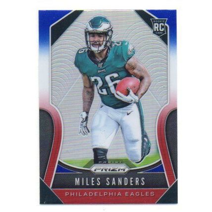 PRIZM RWB PRIZM MILES SANDERS ROOKIE REFRACTOR