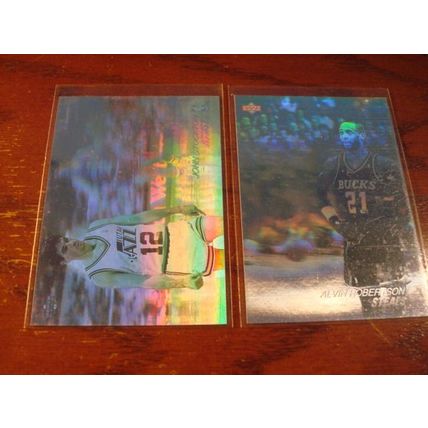 1991 Upper Deck Holograms, 9-Cards, ROBINSON/STOCKTON, ++