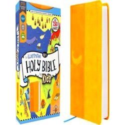 Nirv, The Illustrated Holy Bible For Kids, Leathersoft, Yellow, Full Color, Comf