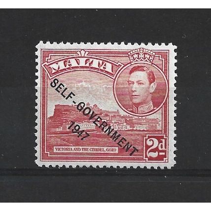 Malta.SG238 2d Victoria and Citadel,Gozo (Scarlet).Mounted Mint.Apr25a