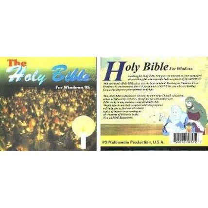 The Holy Bible (PC-CD, 1996) for Windows 3.1/95 - NEW CD in SLEEVE
