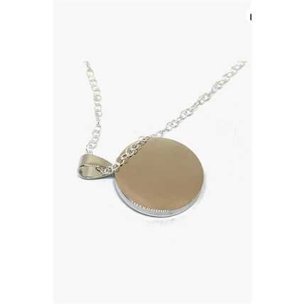 1975 Birthday Anniversary Half pence Solid Pendant Silver Plated Mount