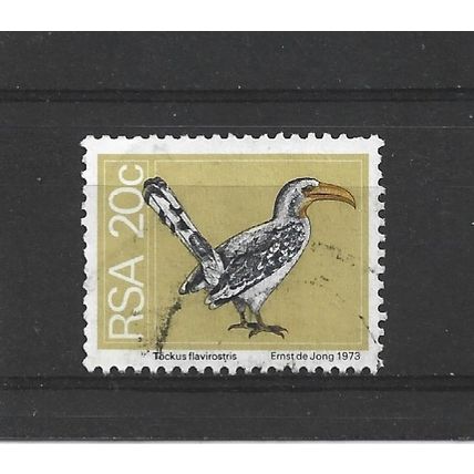 SouthAfrica.SG359 20c Yellow-billed Hornbill.Fine Used.Sep25n