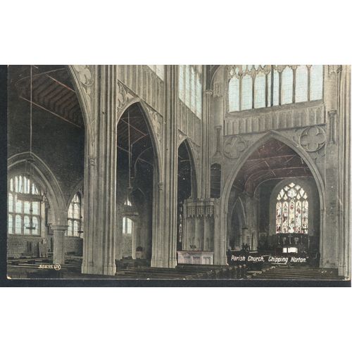 Vintage PC - Parish Church Interior, Chipping Norton, Oxfordshire