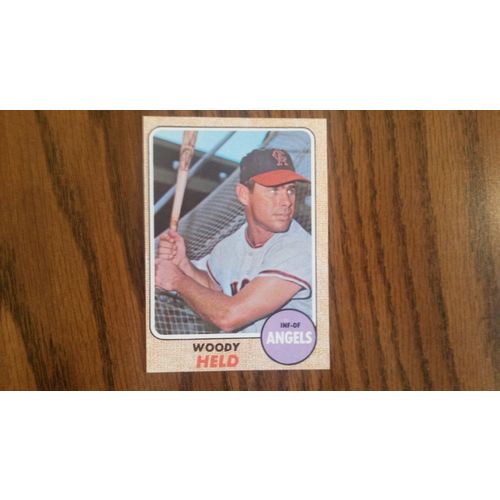 1968 Topps Card # 289 Woody Held Very Good (3) California Angels