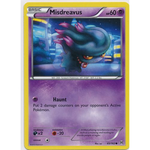 Pokemon XY BREAKThrough #065/162 Misdreavus