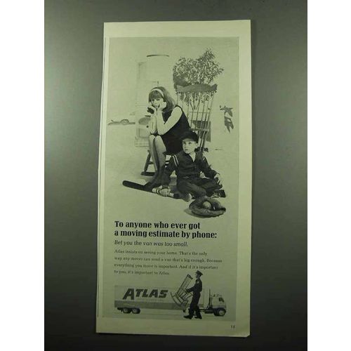 1969 Atlas Van Lines Ad - Moving Estimate by Phone