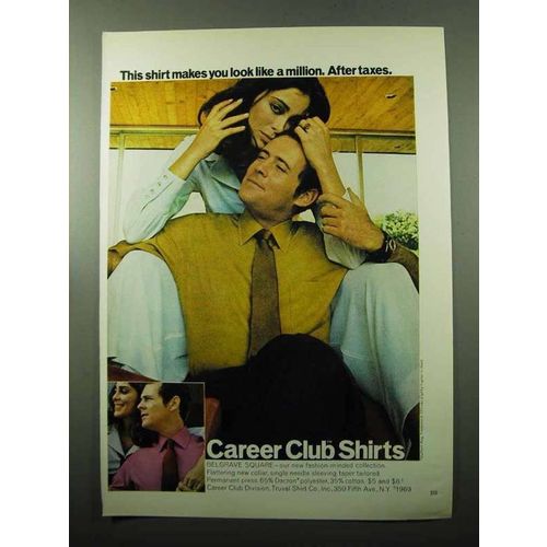 1969 Career Club Shirts Ad - Belgrave Square