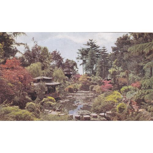 Japanese Garden Tea House Compton Acres Bournemouth Dorset Postcard (DOR75990)