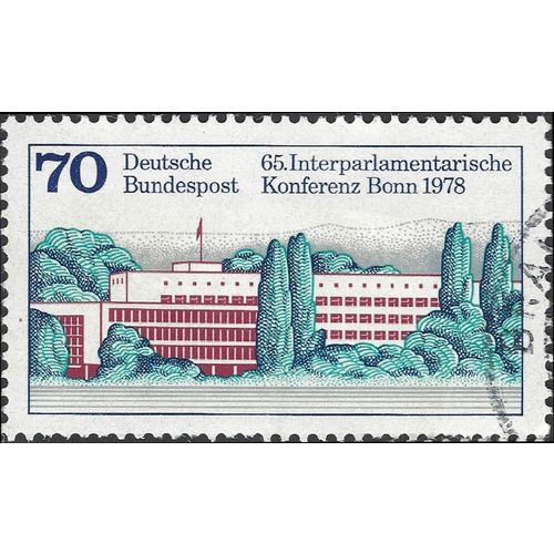 GERMANY, Interparliamentary Union Conference, green 1978, 70pf