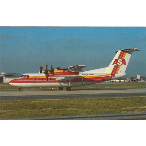 Atlantic Southeast Airlines De Havilland Dash 7 102 Civil Aviation Card A19946