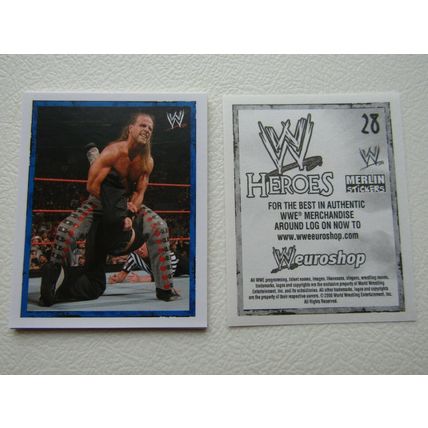 Topps - Merlin 2008 WWE Heroes Wresting Stickers 1-216 & P1-P15 Variants (EB2)