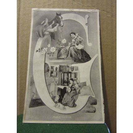MARIE GEORGE. American actress. unused antique postcard