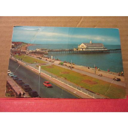 THE PIER and PROMENADE , HERNE BAY used postcard. 1971 pm =