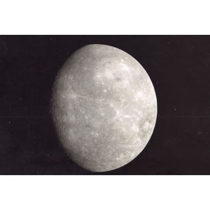 Messenger NASA Spaceship Mercury Surface 1st Orbit Astronomy Postcard