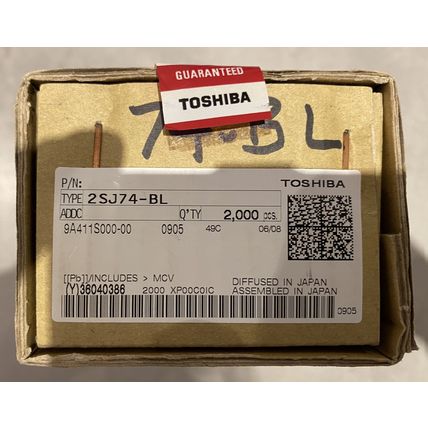 Toshiba Genuine 2SJ74BL / 2SK170BL Matched Pair (0.05 mA)