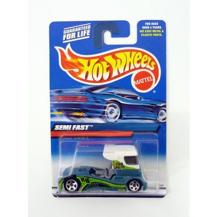 Hot Wheels Semi Fast #189 Green Die-Cast Truck 2000