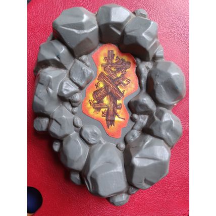 VINTAGE STAR WARS " 1980s EWOK VILLAGE FIREPLACE PART " UK FREEPOST