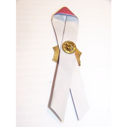 UAW V CAP BUY AMERICAN LAPEL / HAT PIN & RIBBON UNITED AUTO WORKERS
