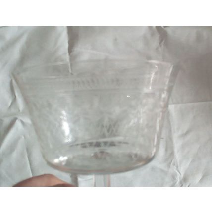 2 Victorian/Edwardian Champagne Coupe Glasses
